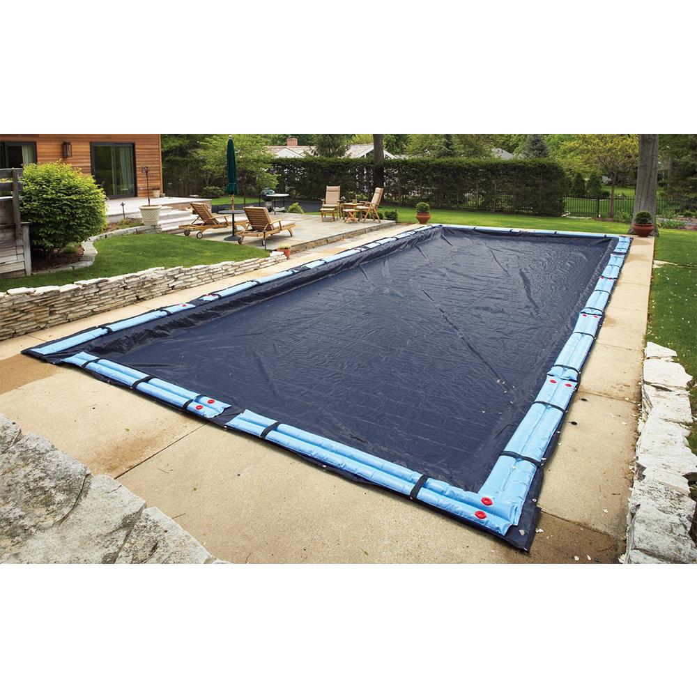 Blue Wave 8-Year Rectangular In Ground Pool Winter Cover In Assorted Sizes