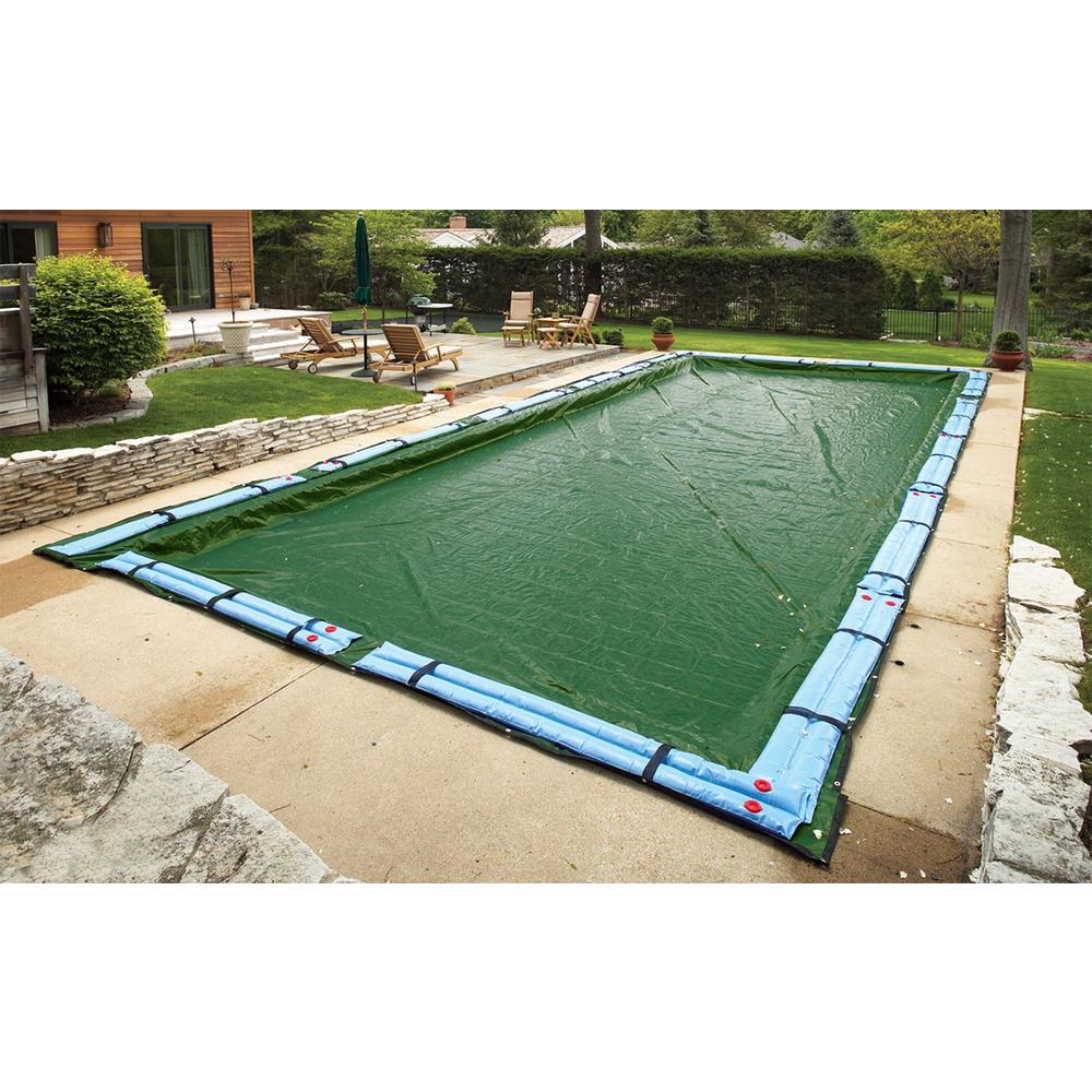 Blue Wave 12-Year Rectangular In Ground Pool Winter Cover In Assorted Sizes