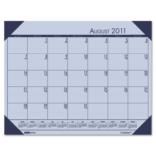 House of Doolittle HOD012573 EcoTones Academic Desk Pad Calendar