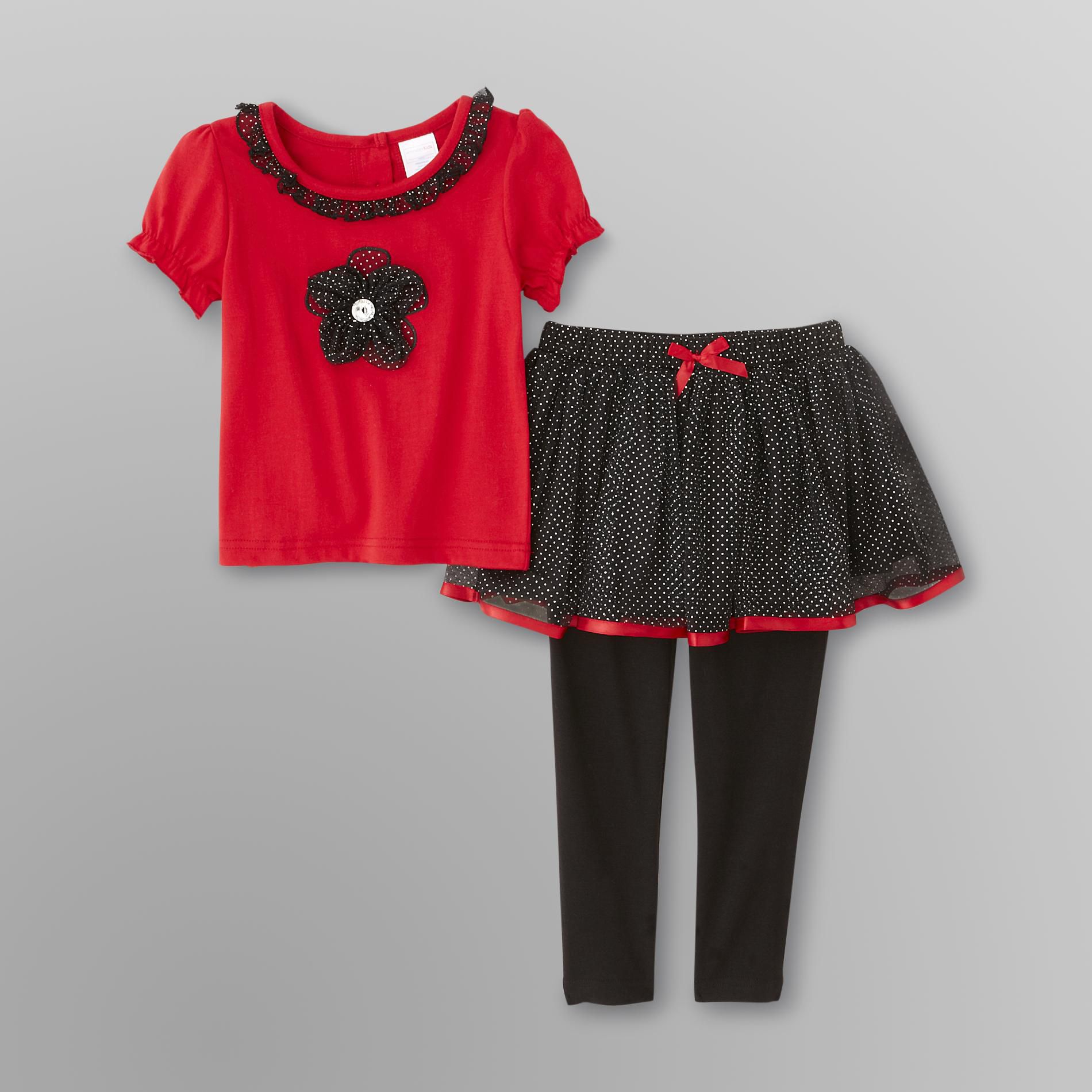 WonderKids Infant & Toddler Girl's Top  Skirt & Leggings