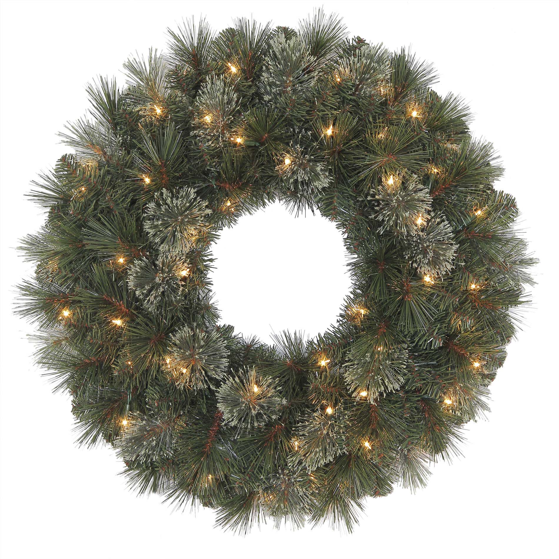 Trim A Home® 24 Pre Lit Ashland Cashmere Wreath with Clear Lights