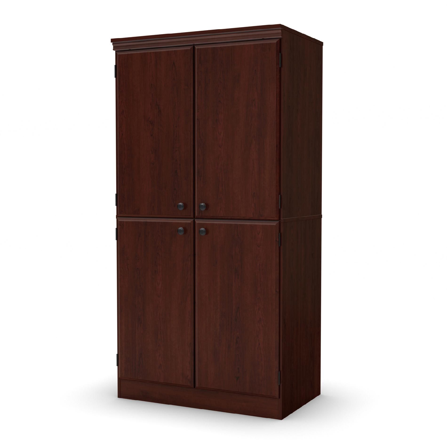 South Shore Cherry Morgan Collection Storage Cabinet, Brown South Shore Cherry Morgan Collection Storage Cabinet, Brown