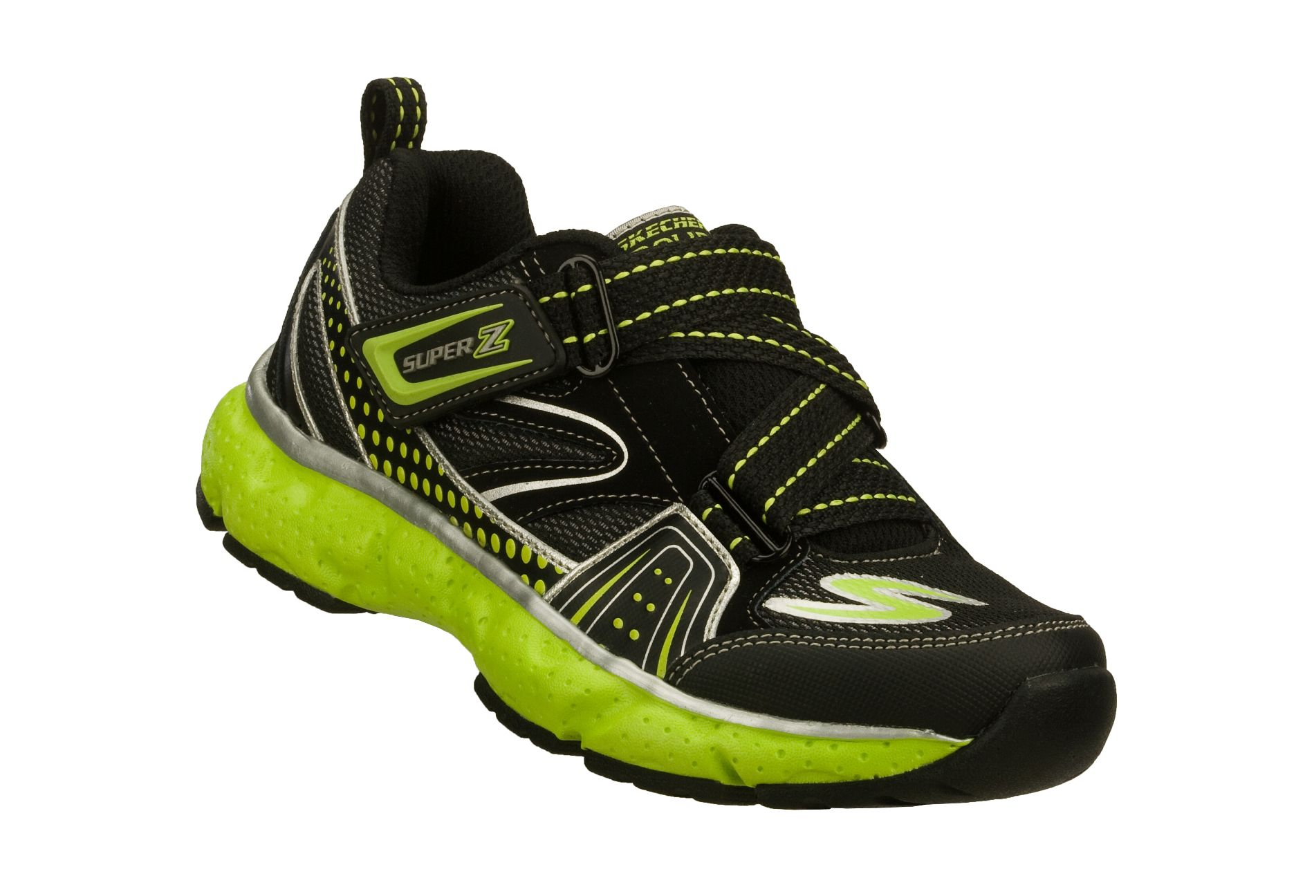 Skechers Boy's Colossal Athletic Shoe - Black/Lime
