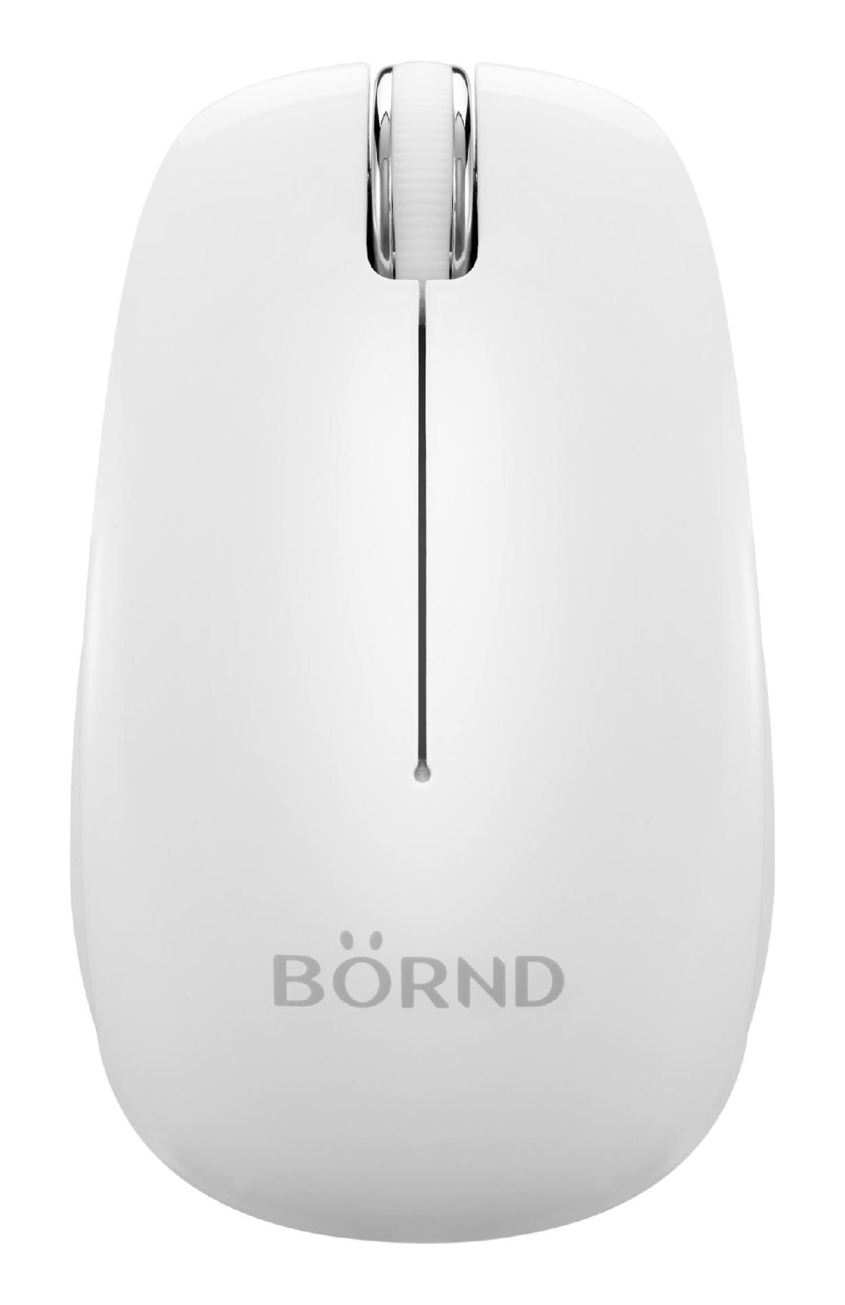 Bornd C100 &#174  Bluetooth Wireless Mouse(White)