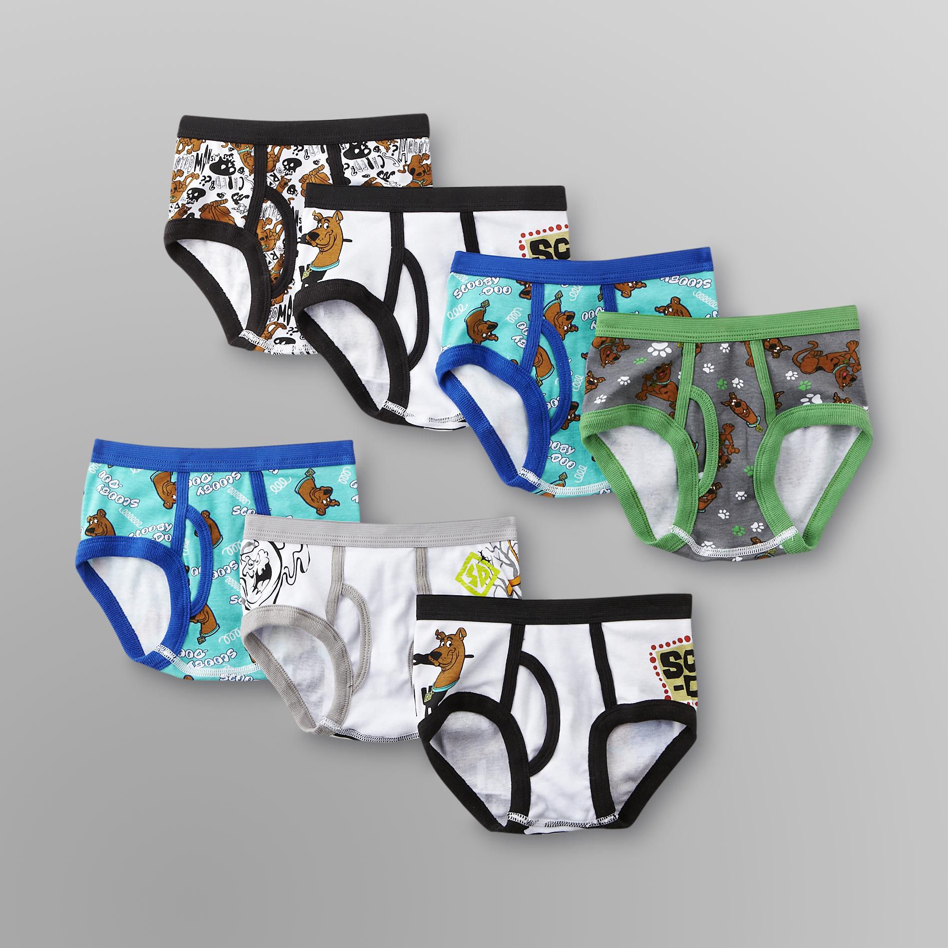 Warner Brothers Toddler Boy's Scooby-Doo Briefs - 5 Pack