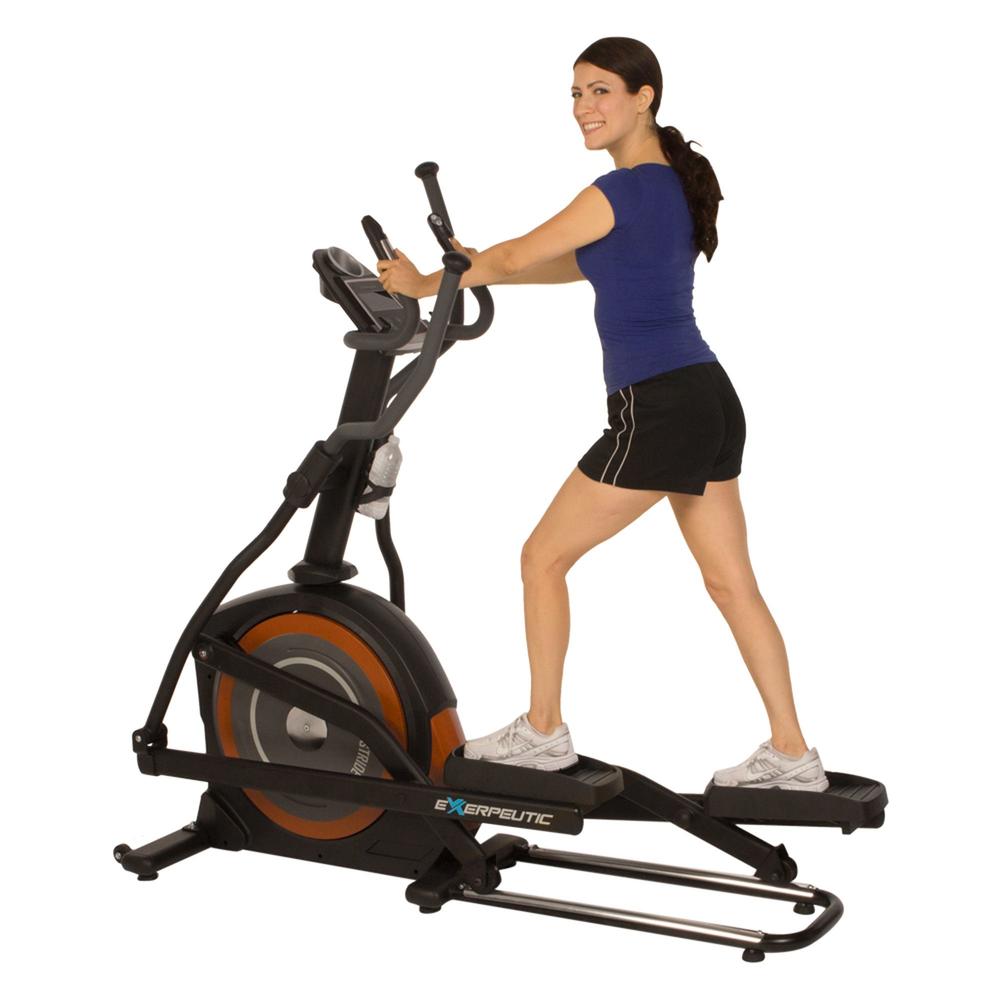 Exerpeutic 650 Heavy Duty 23" Fitness Club Stride Programmable Elliptical