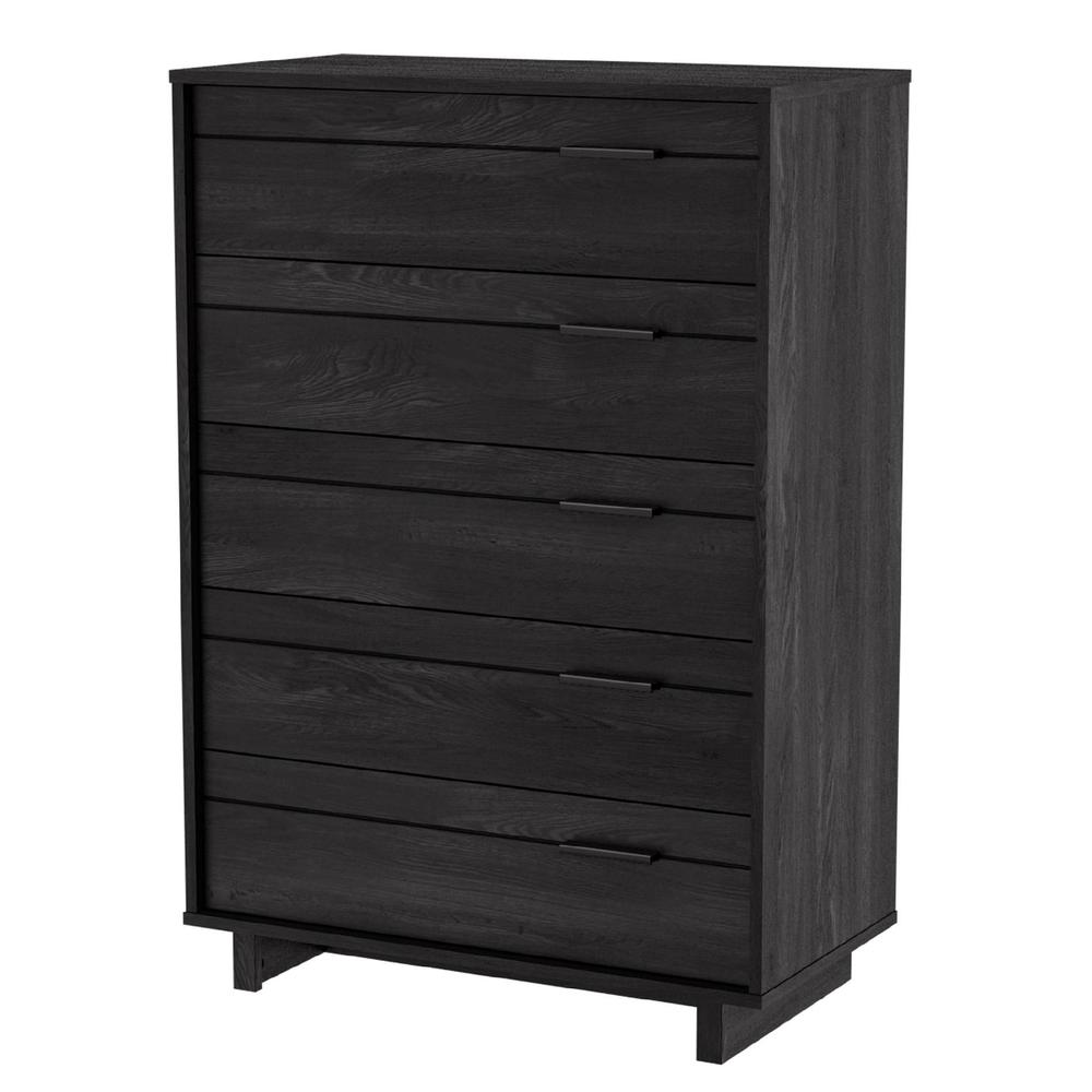 South Shore Fynn Collection 5 Drawer Chest Gray Oak