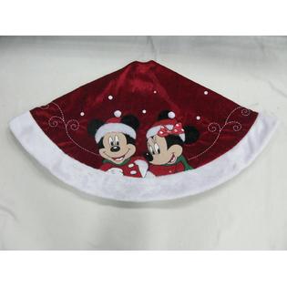 Disney 48" Disney Tree Skirt Mickey/Minnie Red Seasonal Christmas