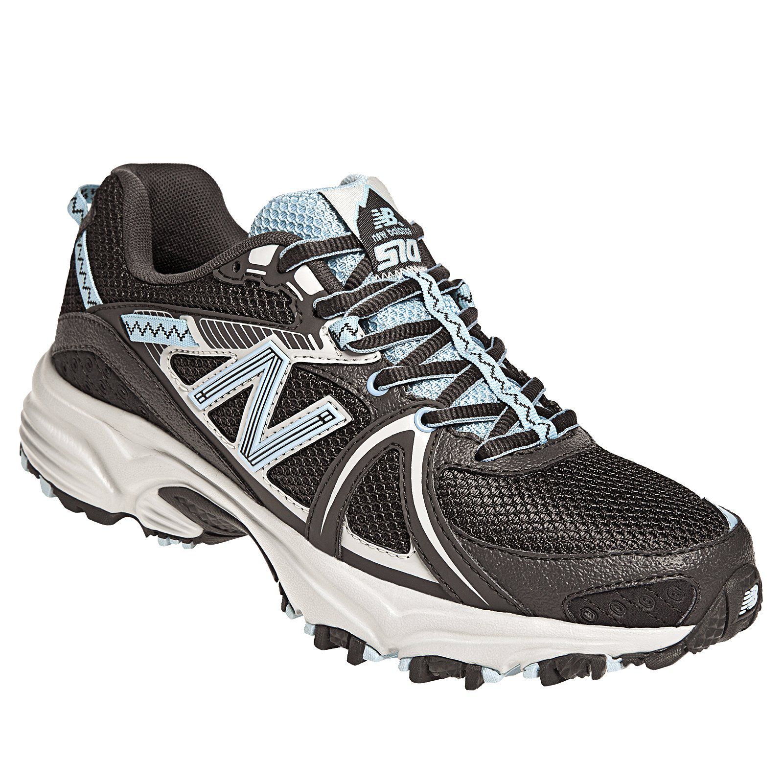 New Balance Women's 510 Trail Running Athletic Shoe Wide Avail - Black/Blue