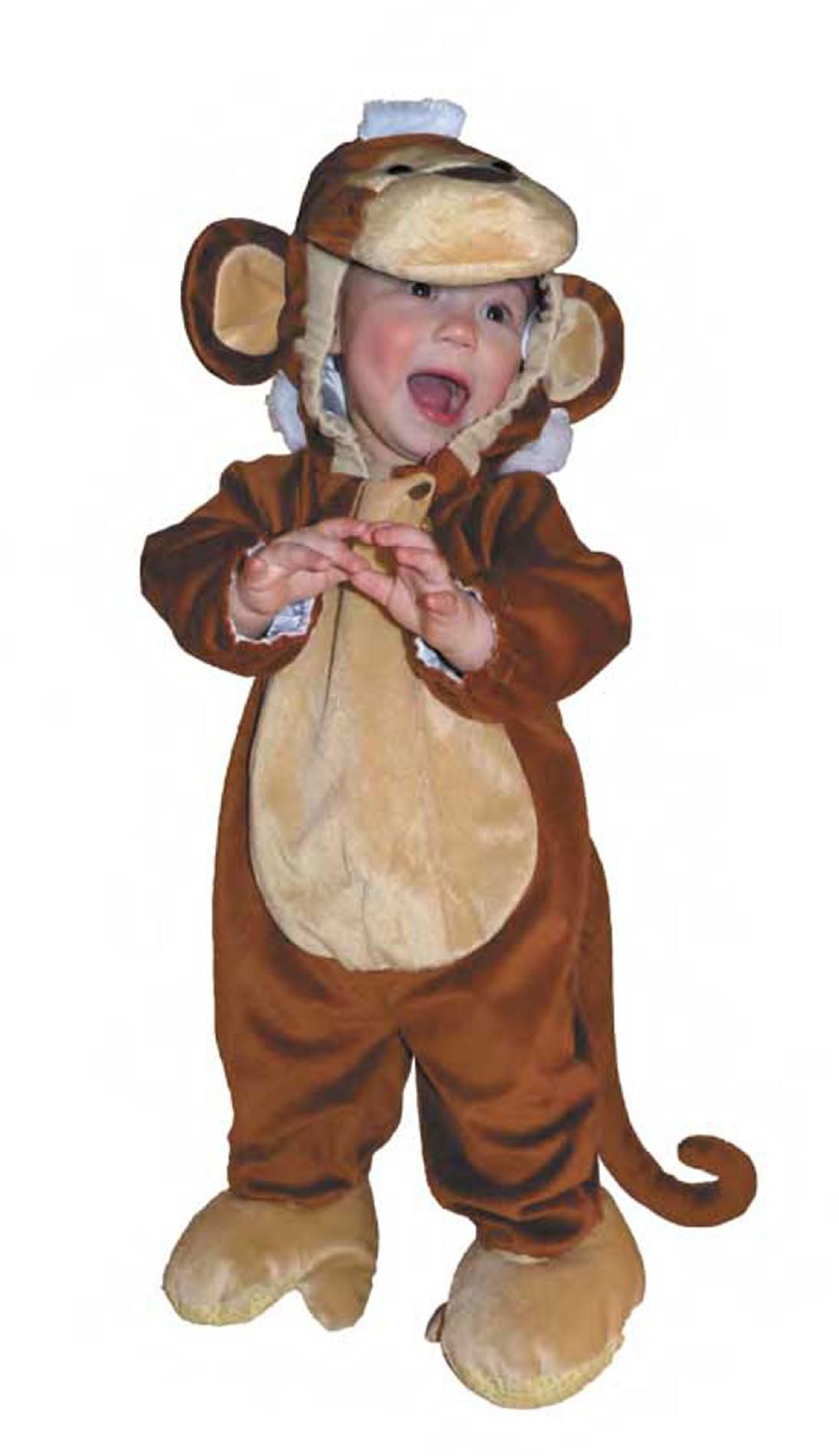 Totally Ghoul Infant Plush Monkey Jumper Halloween Costume