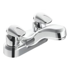 Moen Commercial Chrome two-handle metering Lavatoryatory faucet