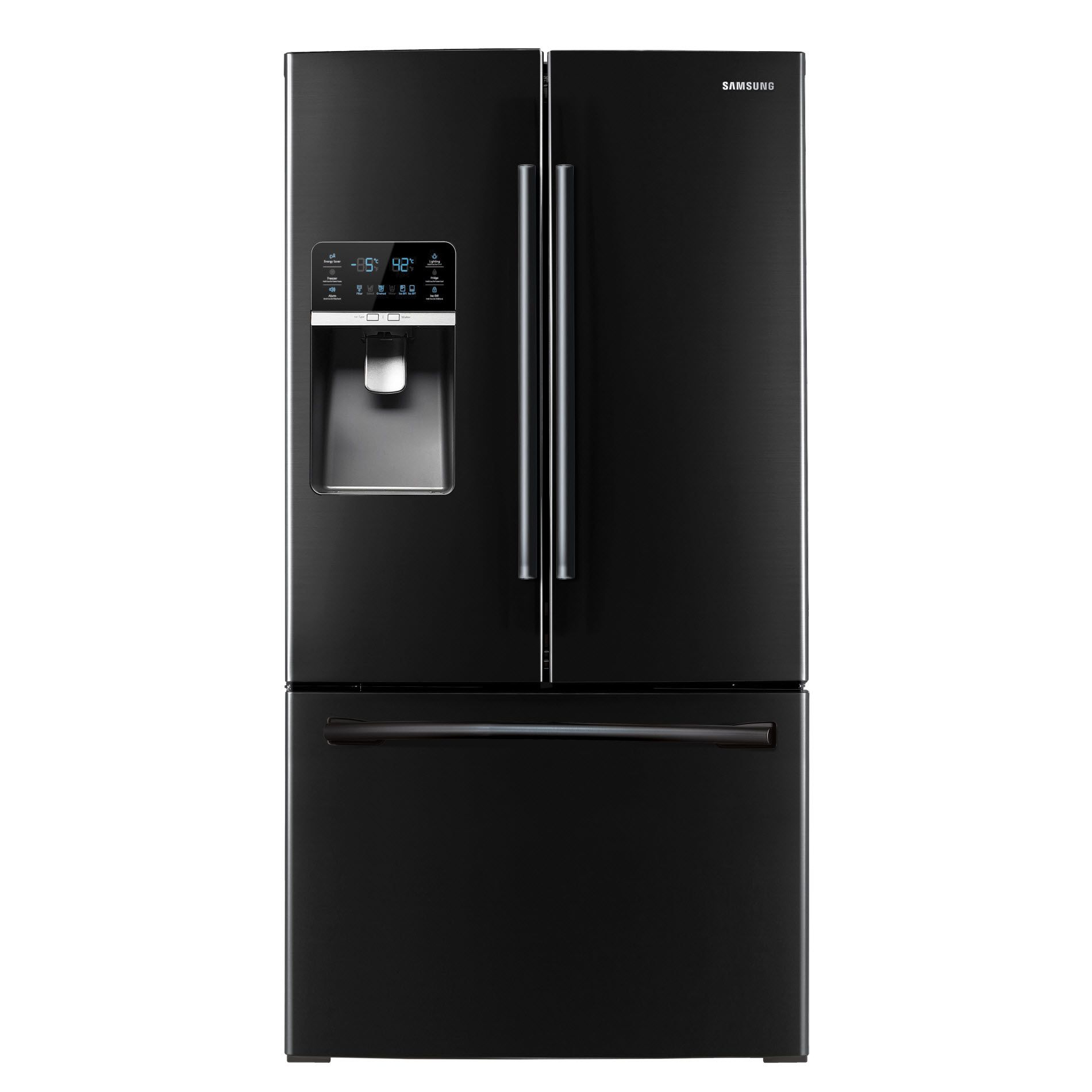 Samsung Rf323tedbbc 32 Cu Ft French Door Refrigerator Black
