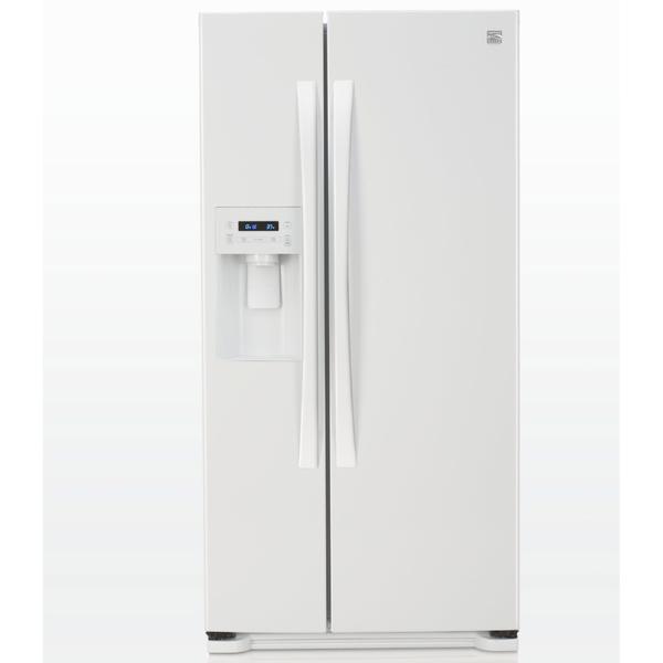 Kenmore Elite 51372 23 3 Cu Ft Side By Side Refrigerator American Freight Sears Outlet