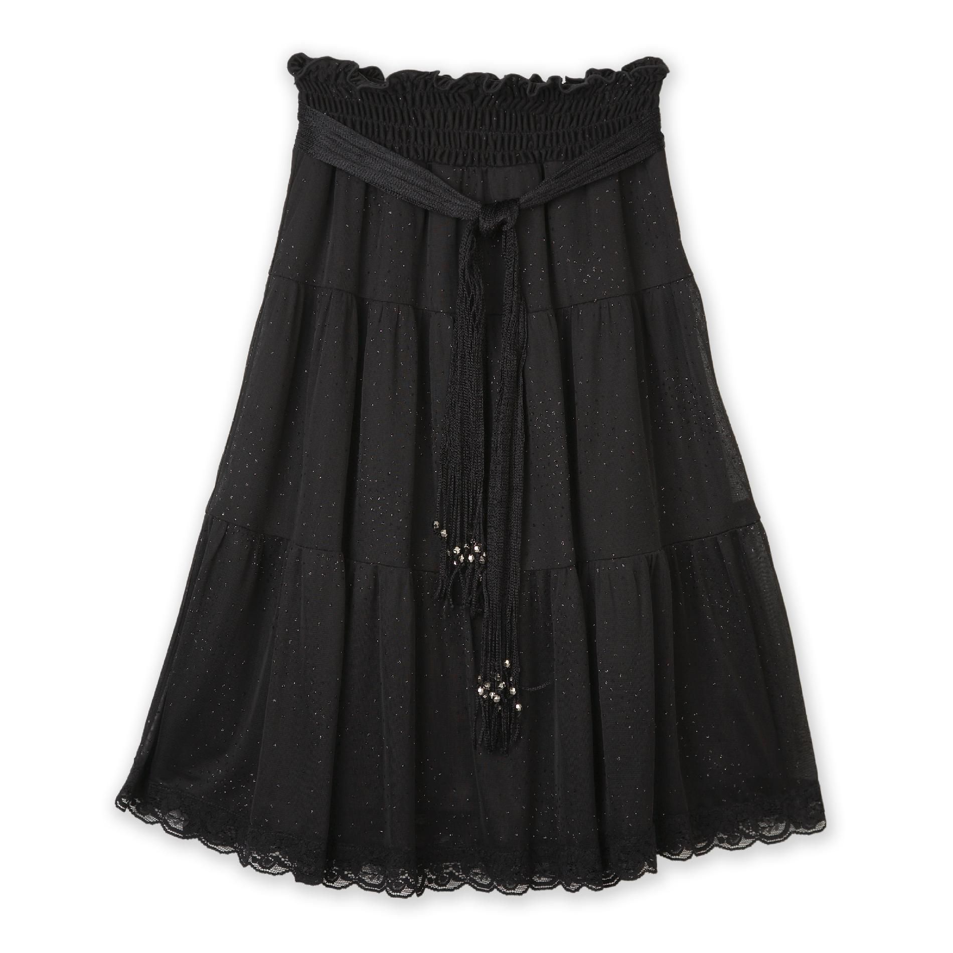 Amy's Closet Girls&#8217; Skirt 3-Tier Lace
