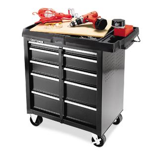 Craftsman 5 Drawer Powered Basic Project Center Black
