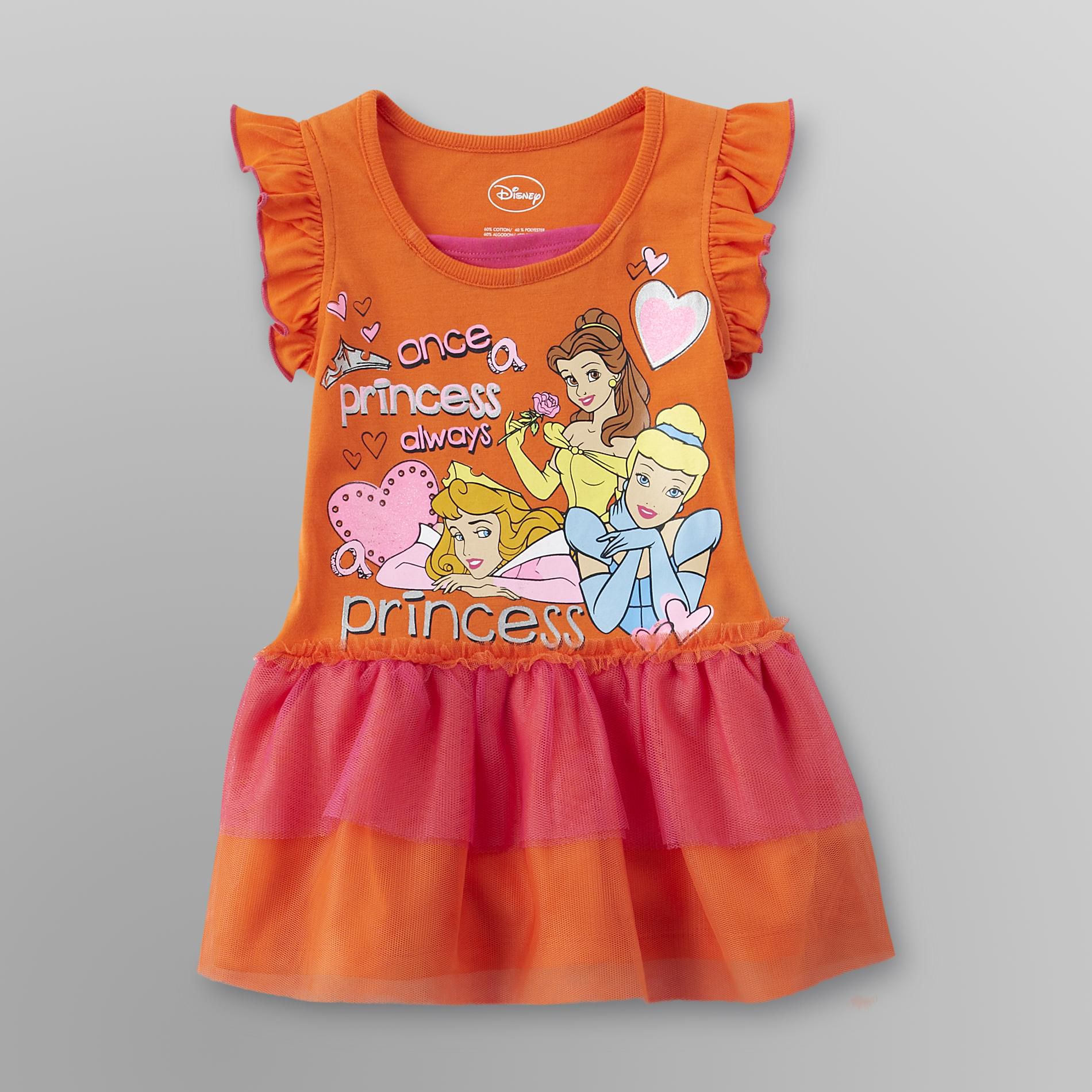 Disney Princess Toddler Girl's Tank Top Dress