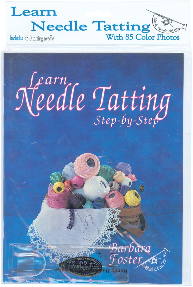 Learn Needle Tatting Step By Step Kit-With #5-0 Needle And Threader