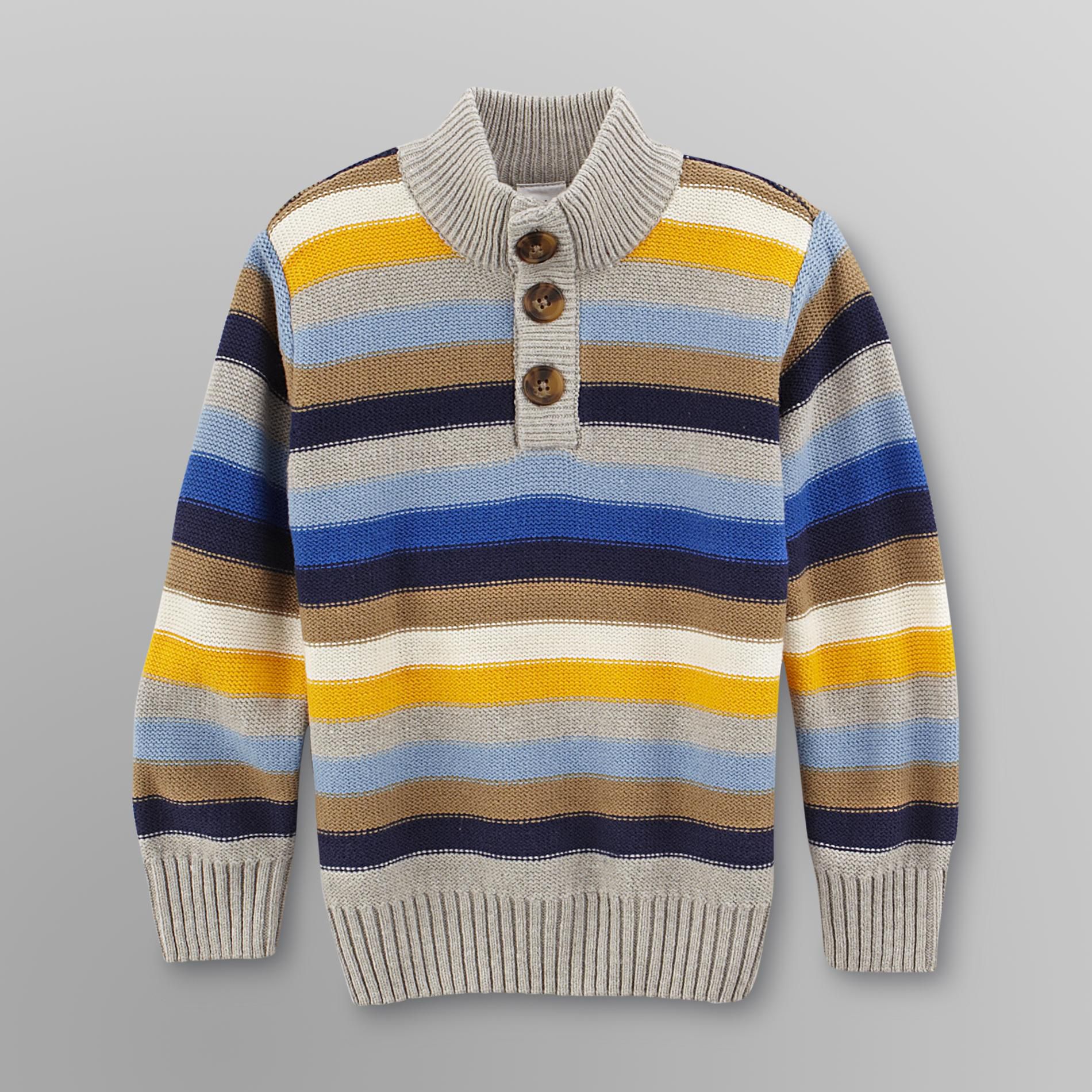 Toughskins Infant & Toddler Boy's Mock Henley Sweater