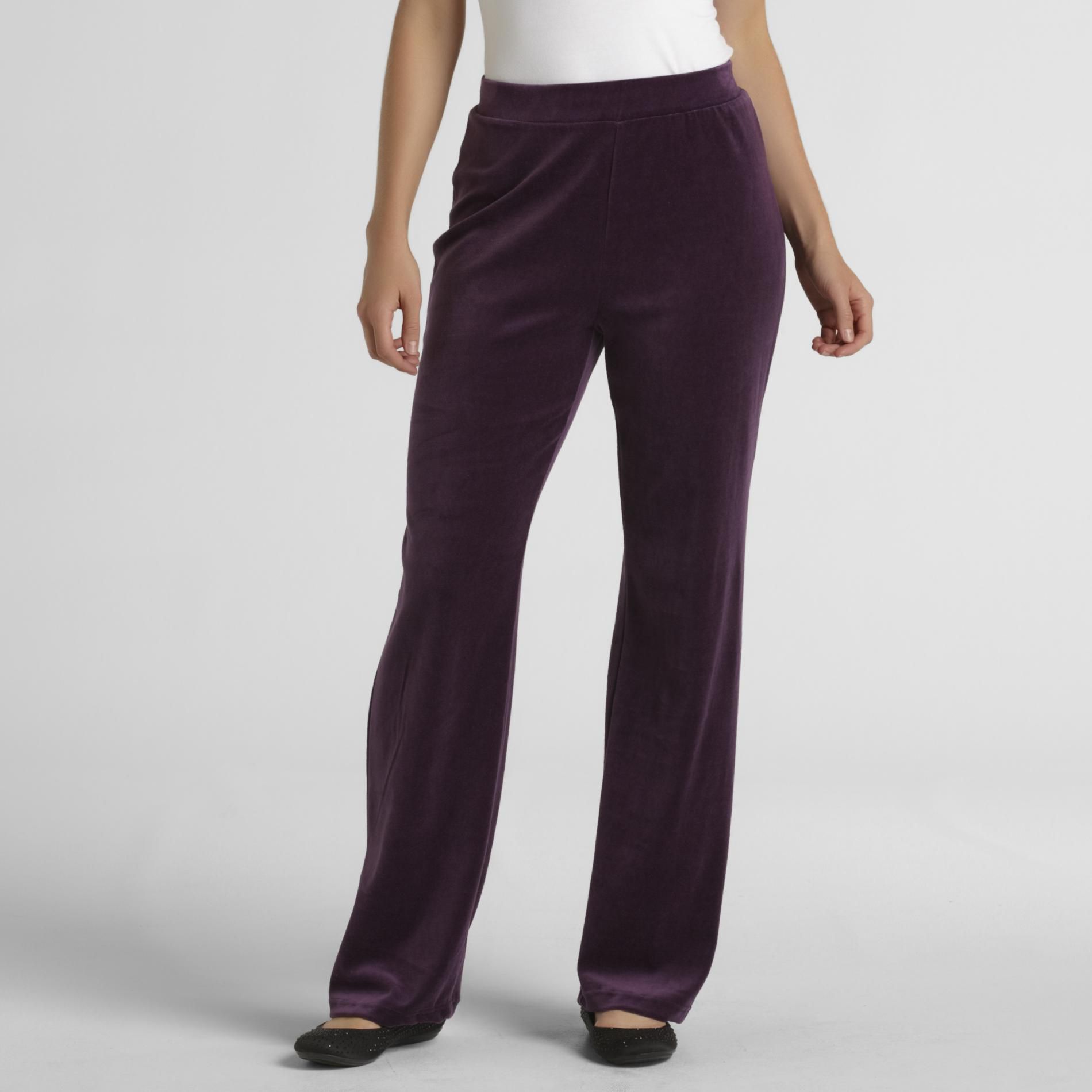 Gloria Vanderbilt Women's Velour Pants