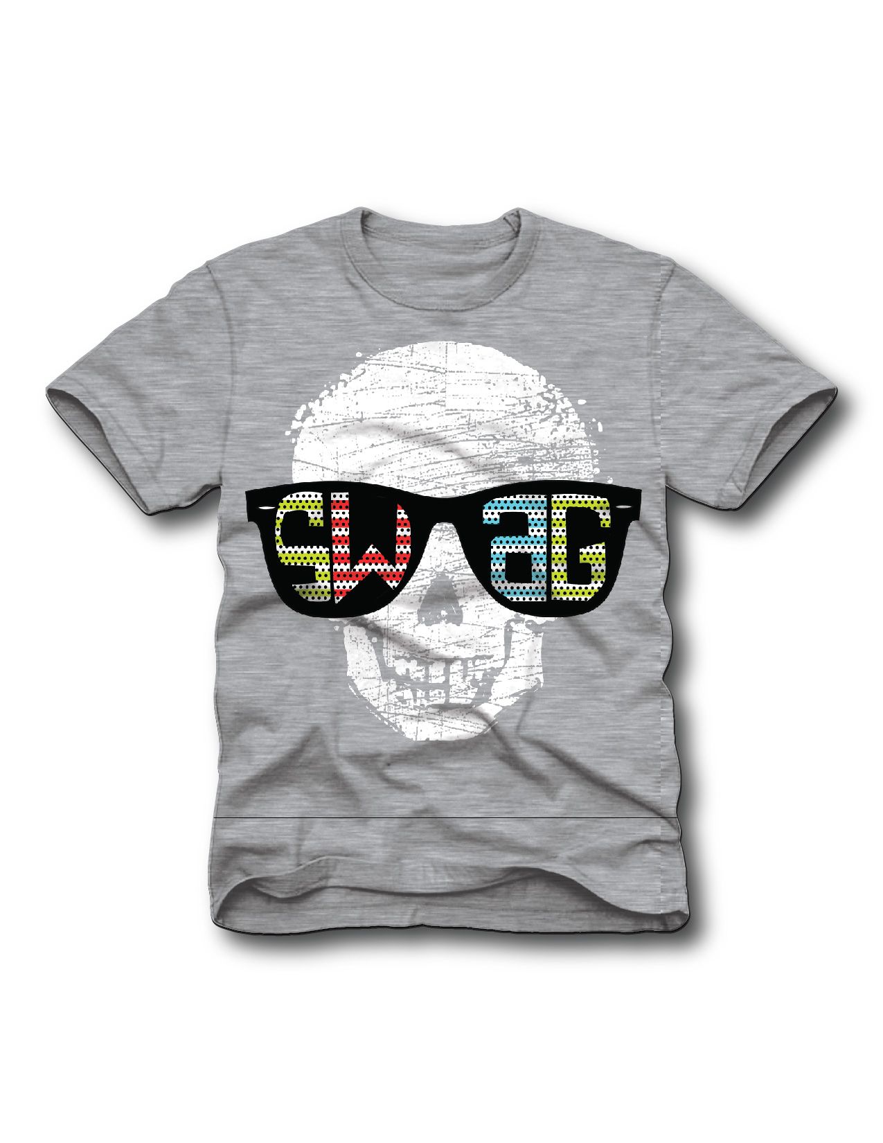 Route 66 Boy&#8217;s Graphic Tee &#8216;Swag Skull&#8217; Short Sleeve