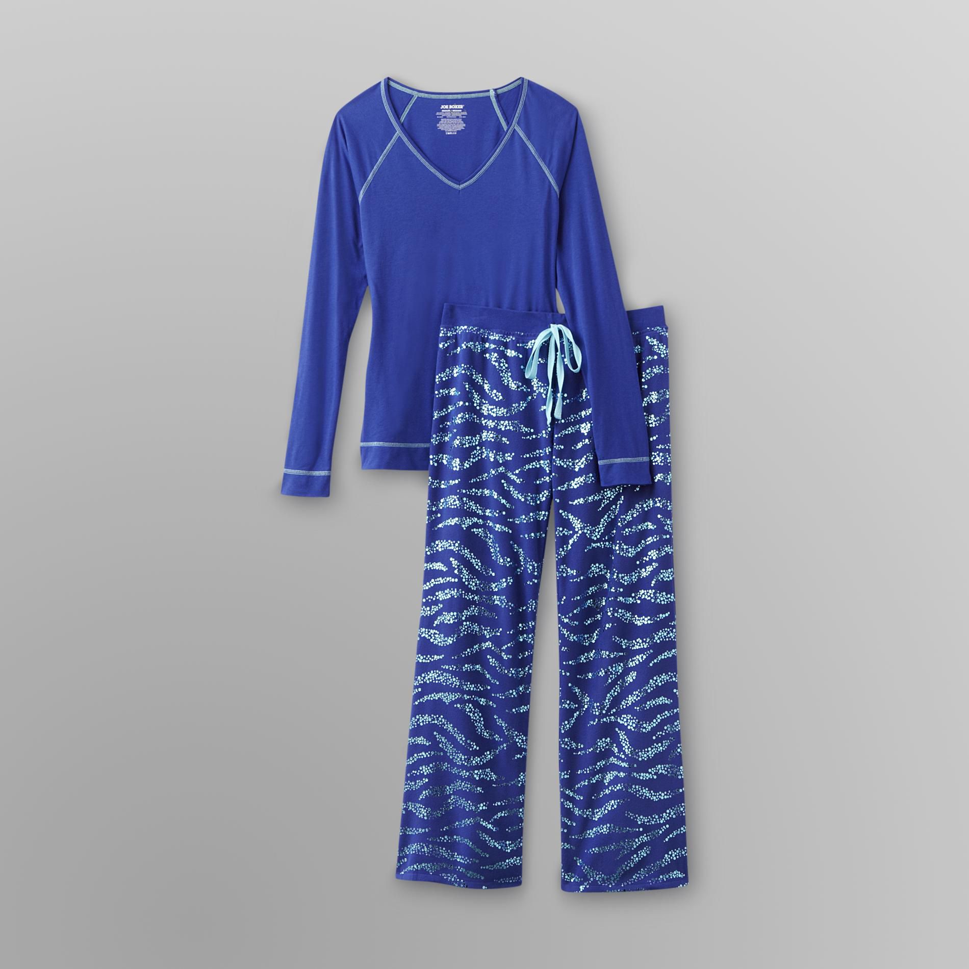 Joe Boxer Women's Pajamas - Zebra Print