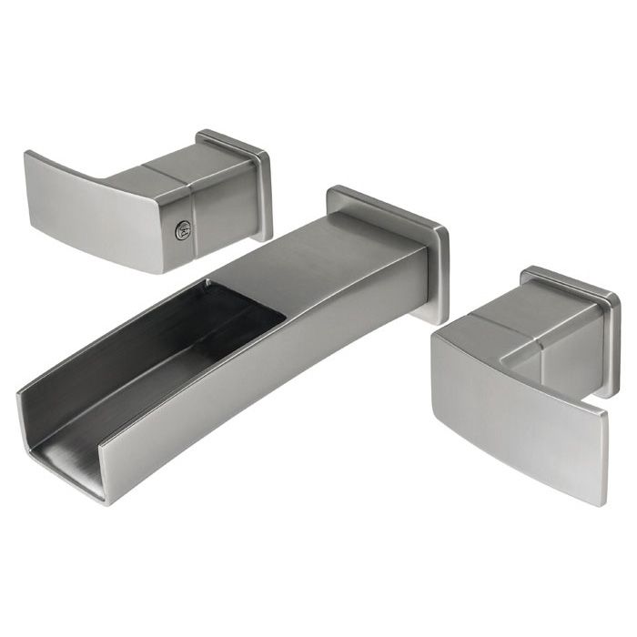 Pfister Kenzo Wallmount Lavatory Faucet - Brushed Nickel