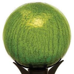 Achla G12-FG-C 12-Inch Crackle Gazing Globe Ball, Fern Green