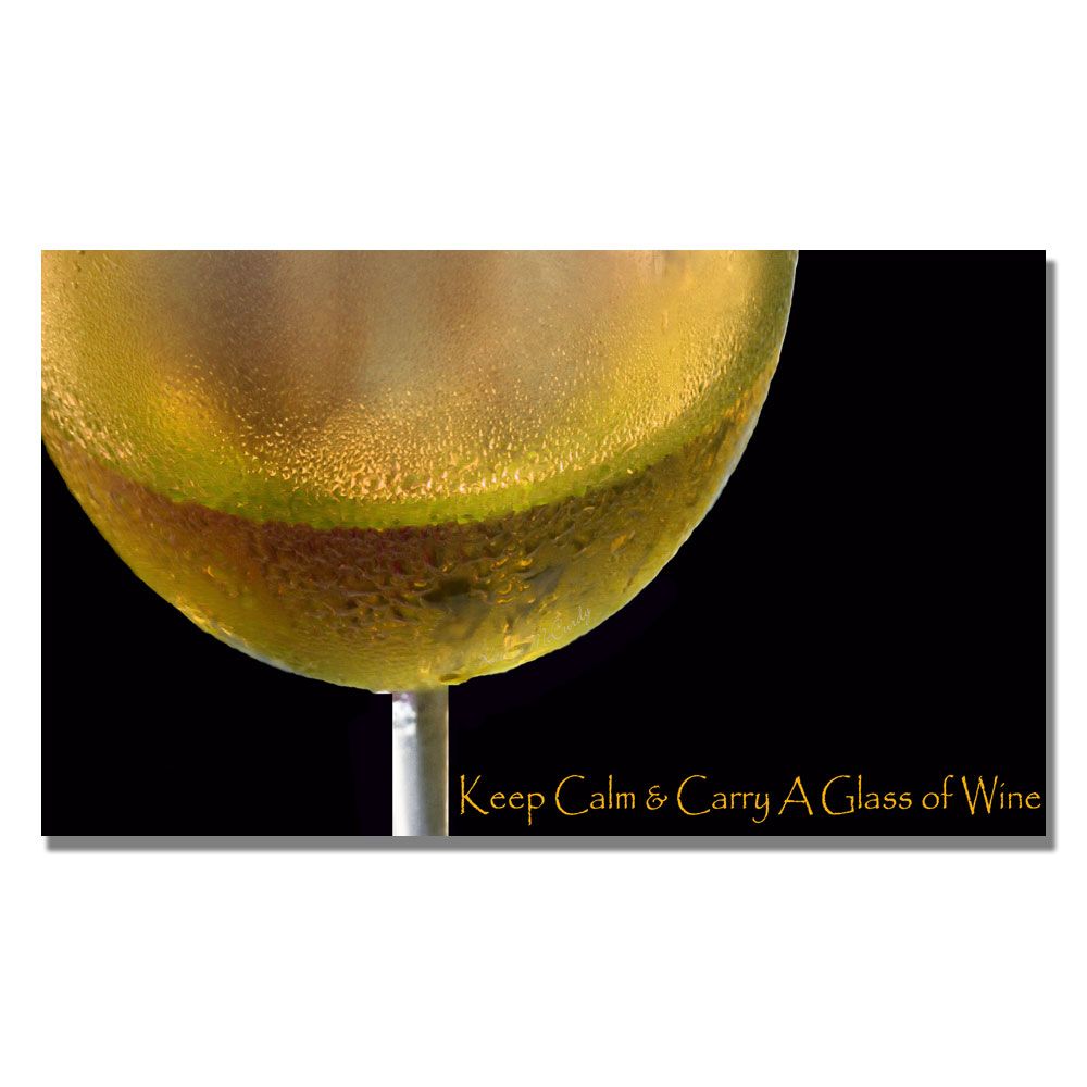 Trademark Global Kathie McCurdy 'Golden Wine' Canvas Art