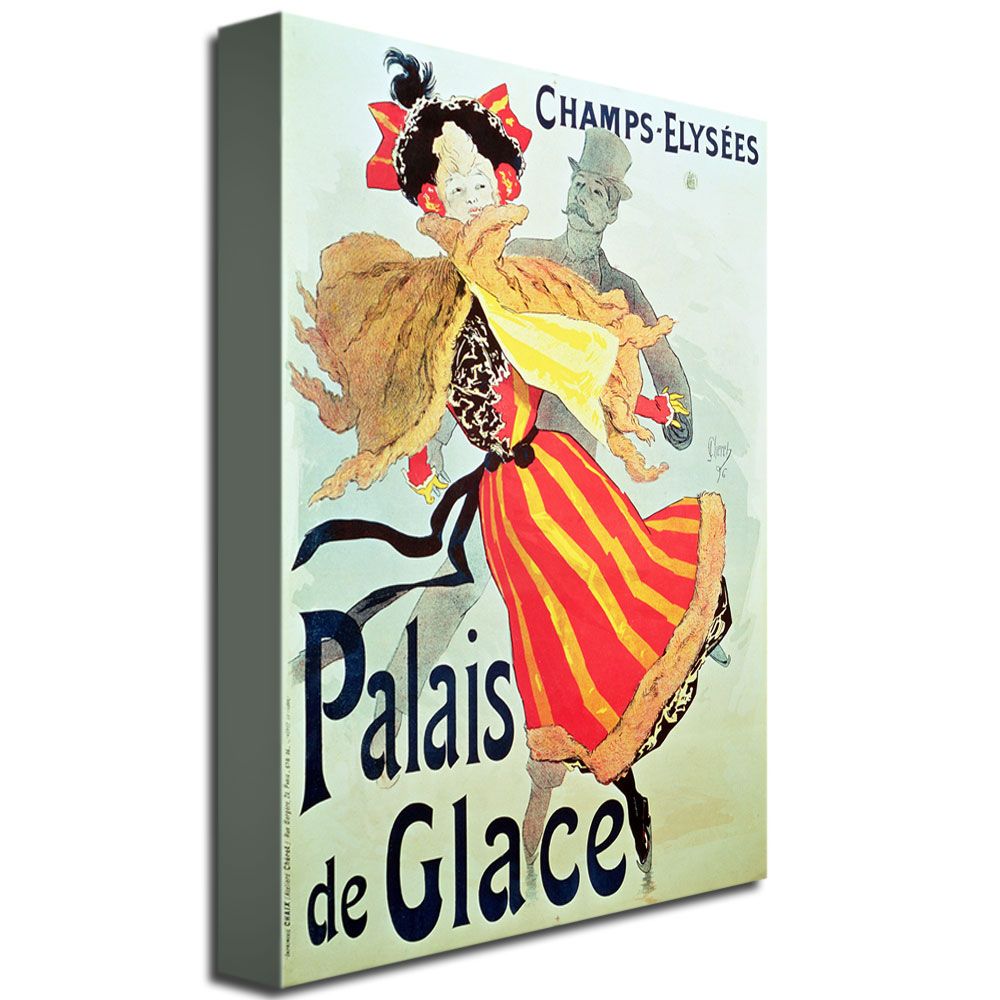 Trademark Global Jules Cheret 'Ice Palace Champs Elysees 1893' Canvas Art