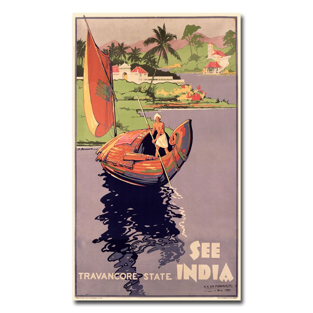 Trademark Global 14x24 inches "See India"