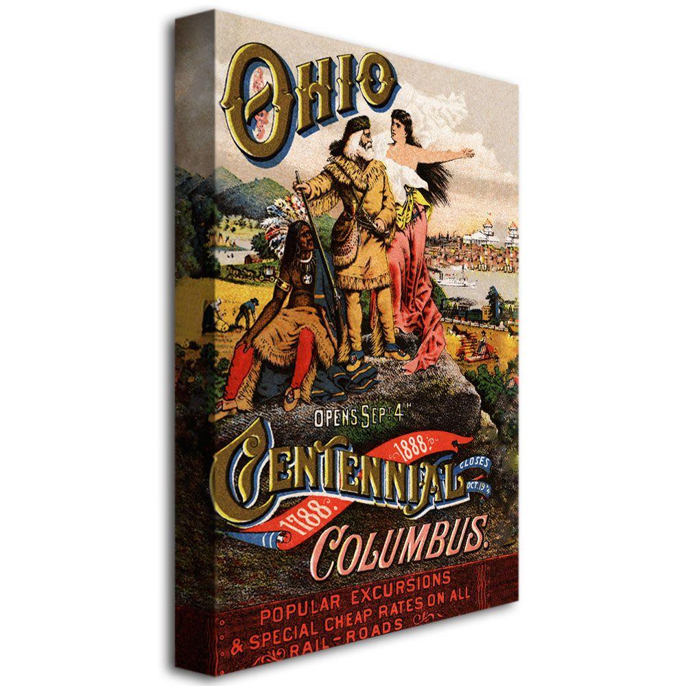 Trademark Global 30x47 inches "Ohio Central Exposition  1888"