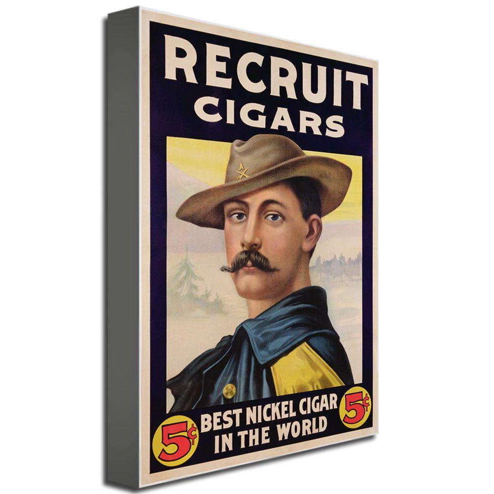 Trademark Global 22x32 inches "Recruit Cigars  1899"