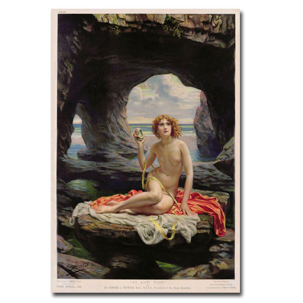 Trademark Global 16x24 inches Edward Poynter "At Low Tide  1914"