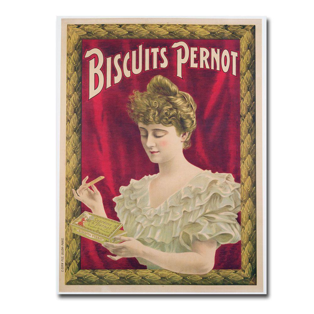 Trademark Global 35x47 inches "Pernot Biscuits  1902"
