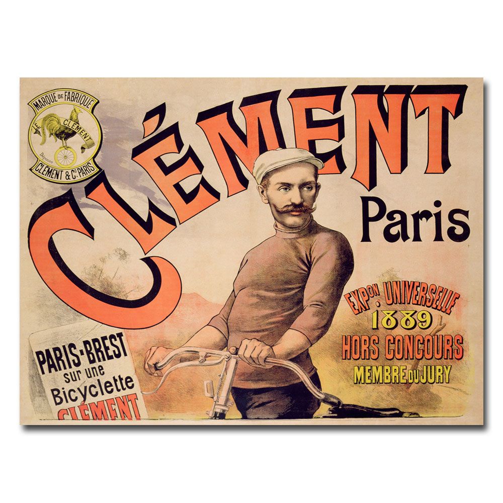 Trademark Global 26x32 inches "Clement Bicycles  1889"