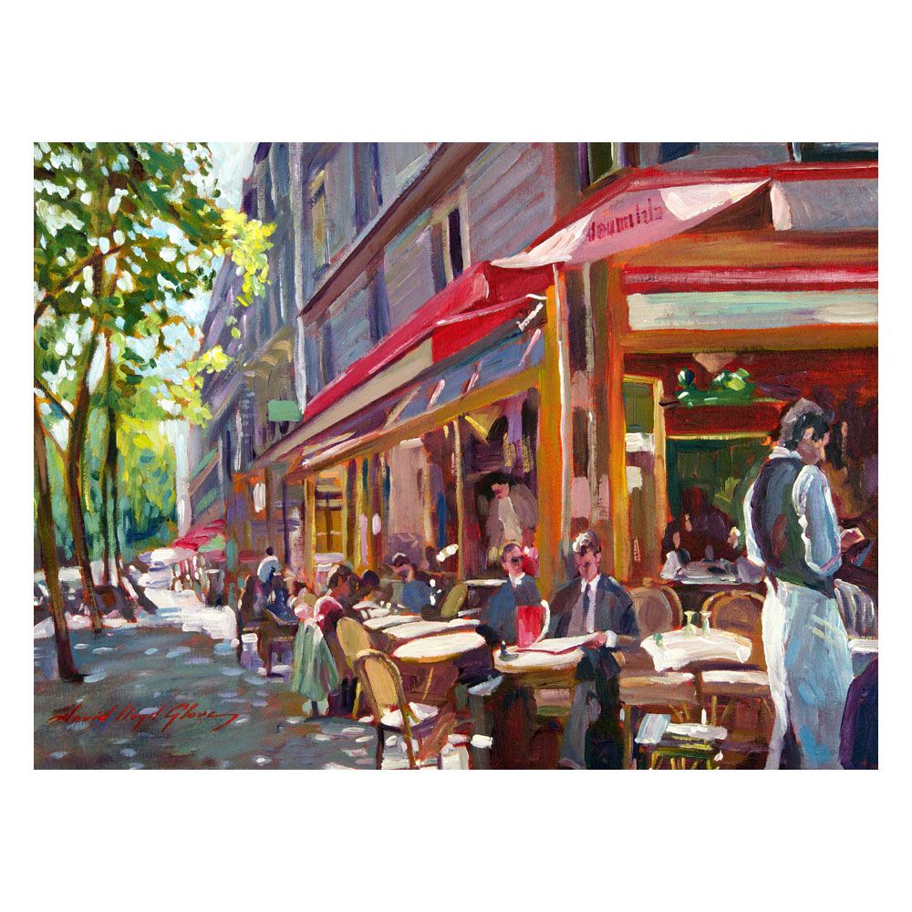 Trademark Global David Lloyd Glover 'Paris Cafe' Canvas Art