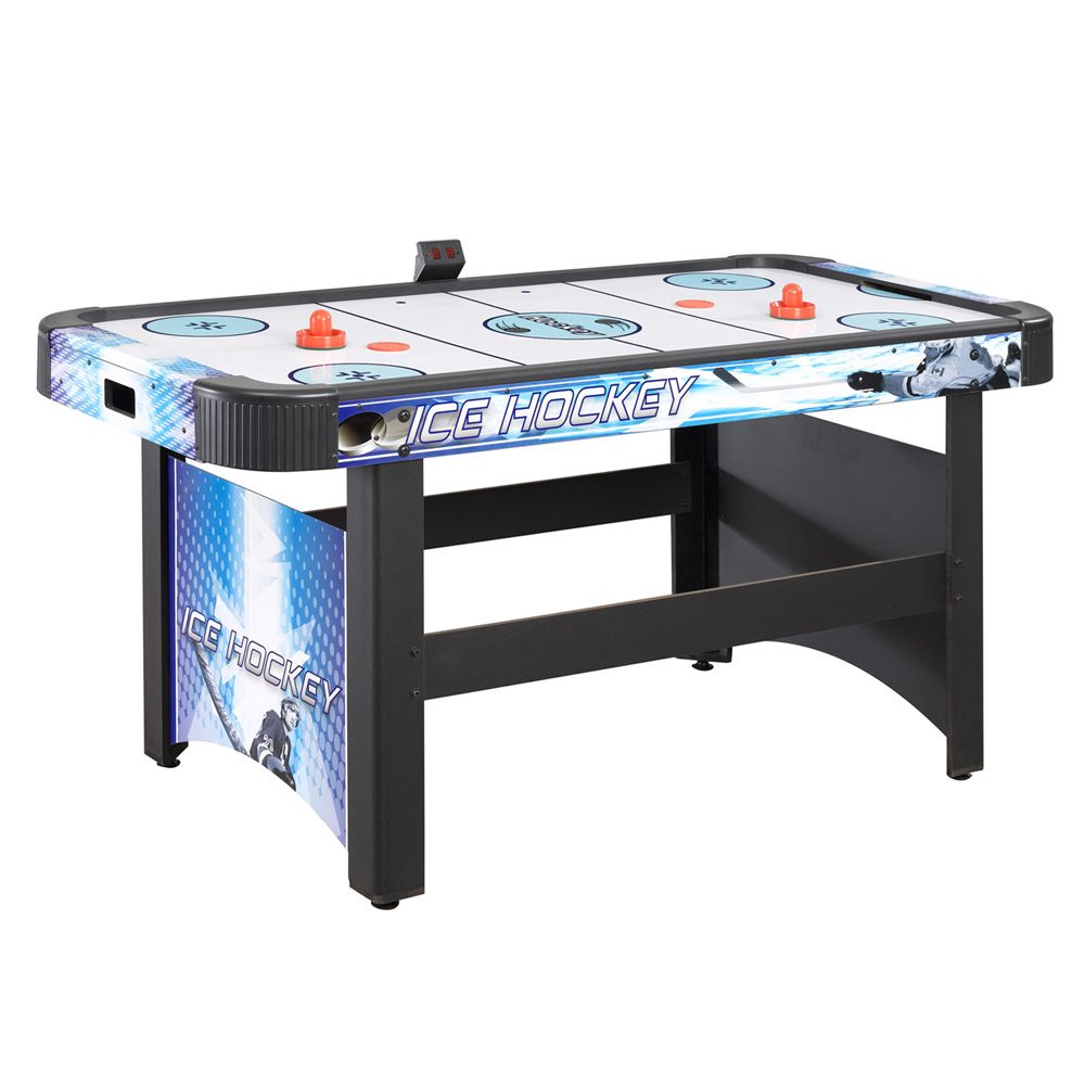 Hathaway&#153; Face-Off 5-Foot Air Hockey Game Table for Family Game Rooms with Electronic Scoring, Free Pucks & Strikers