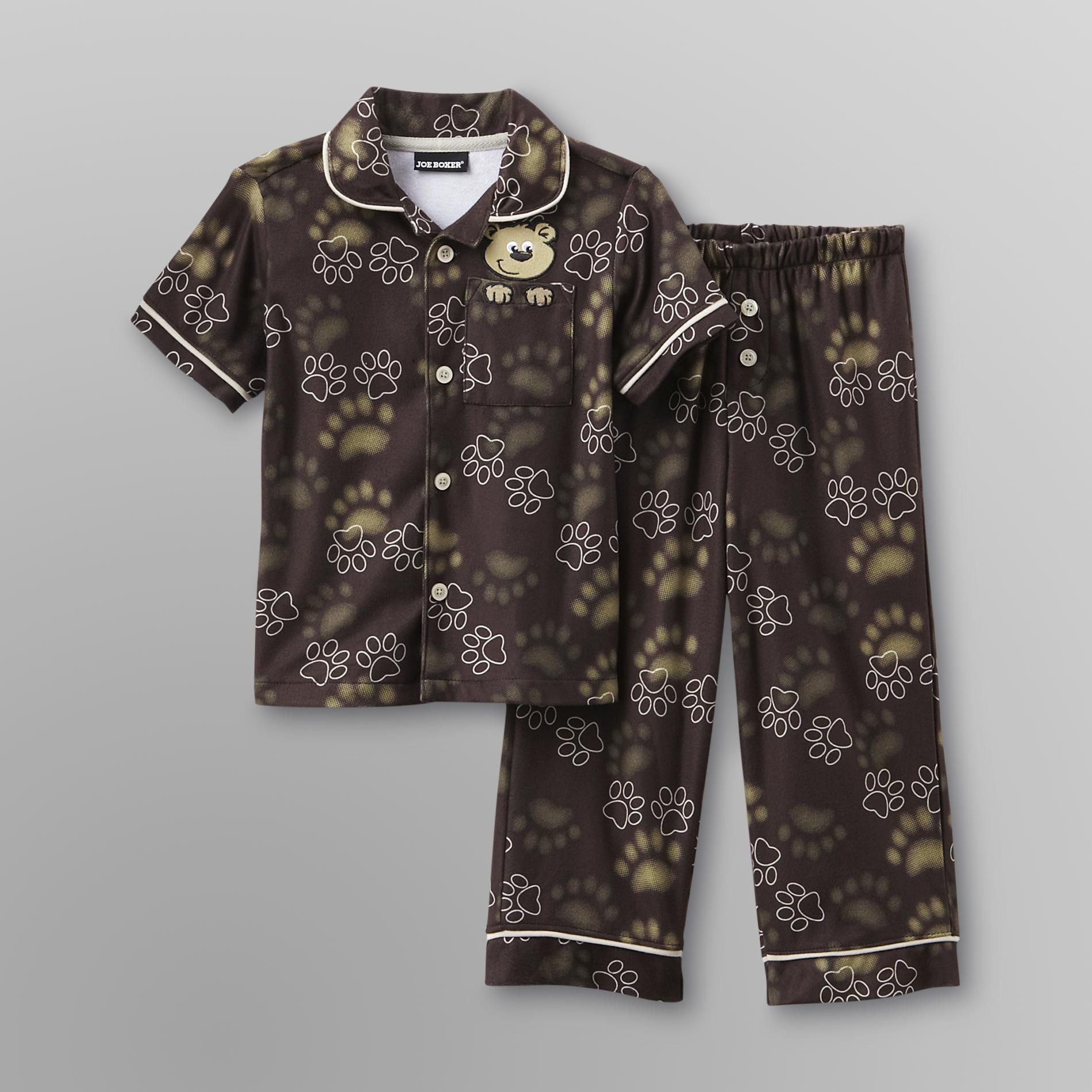 Joe Boxer Infant & Toddler Boy's Fleece Pajamas - Bear Paws