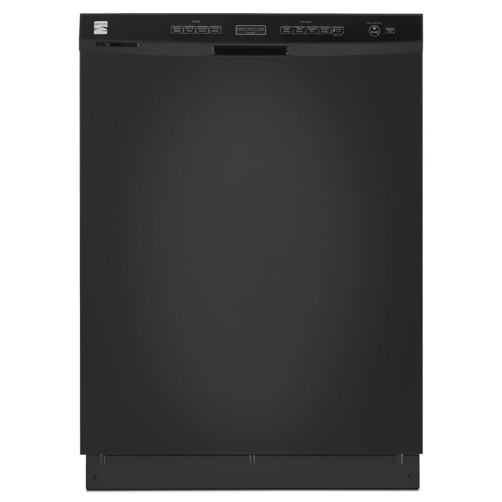 Kenmore 13259 24" BuiltIn Dishwasher w/ Stainless Steel Tub Black