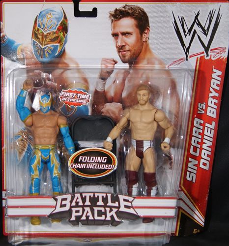 WWE Sin Cara & Daniel Bryan   WWE Battle Packs 15 Toy Wrestling Action