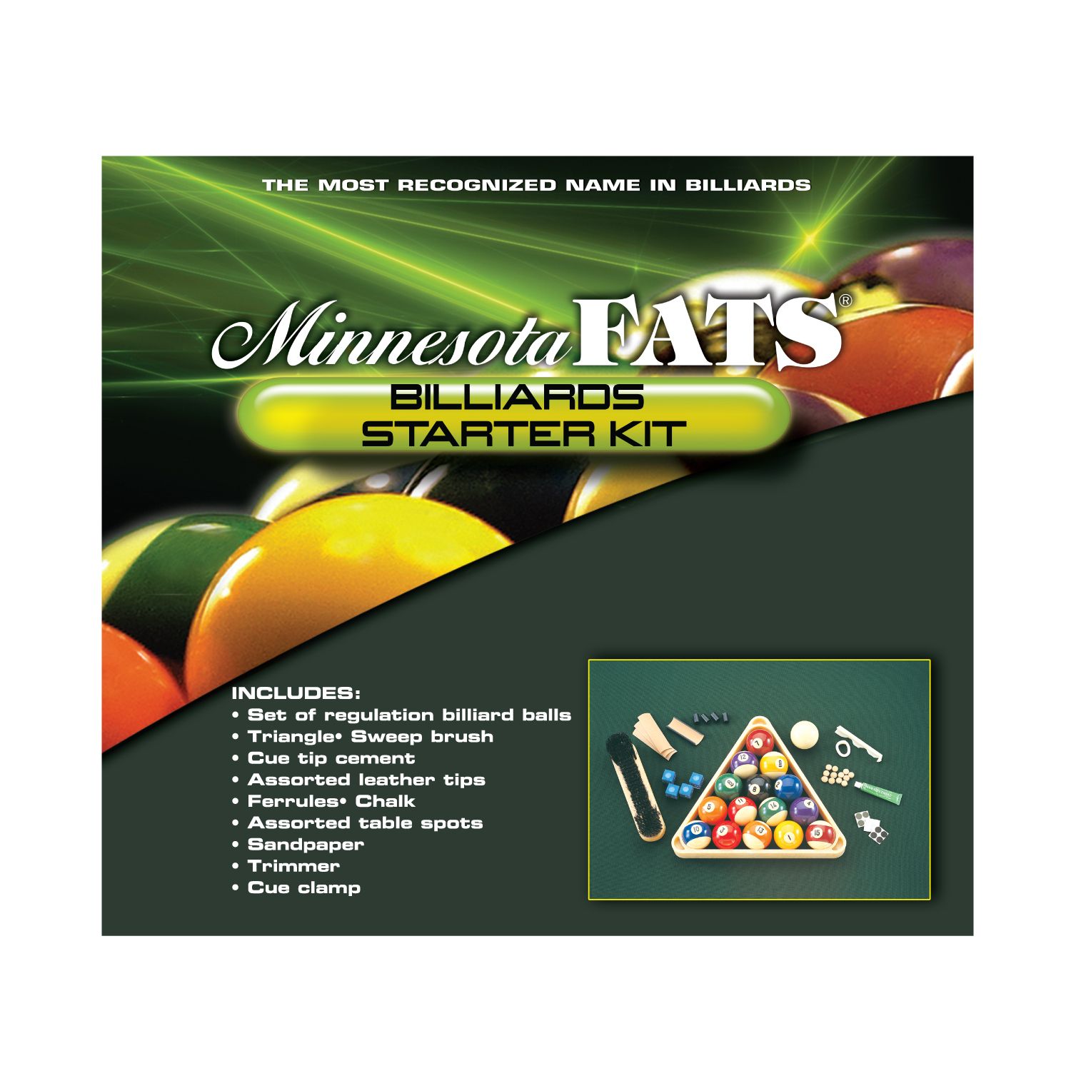 Minnesota Fats Billiards Starter Set Minnesota Fats Billiards Starter Set