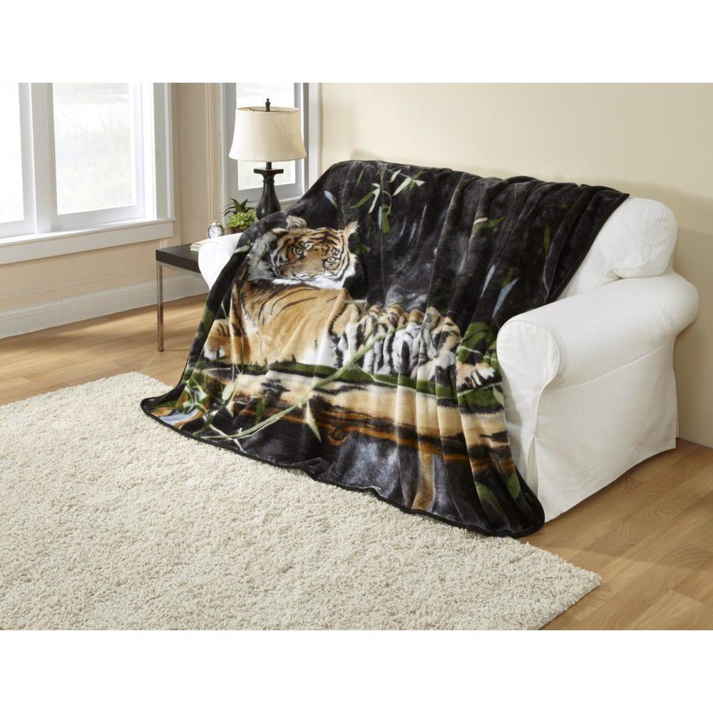 Shavel Home Products Tiger High Pile 60x80 Blanket