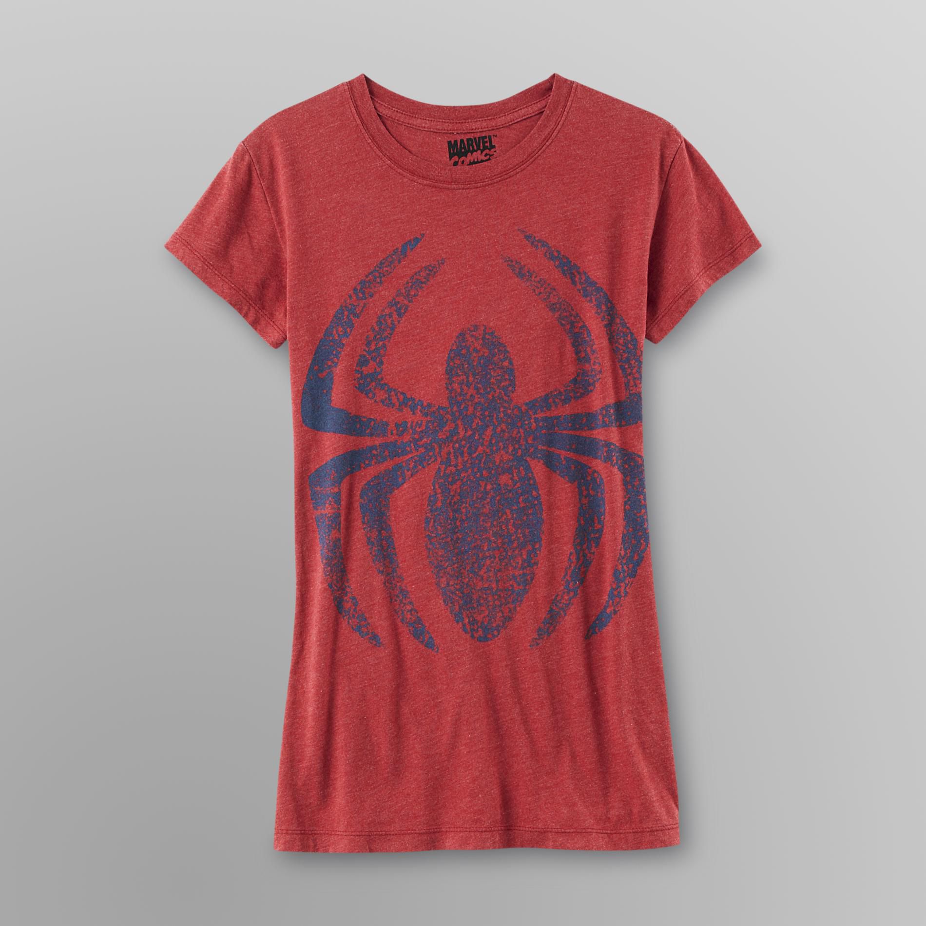Marvel Comics Junior's Graphic T-Shirt - Spider-Man Logo