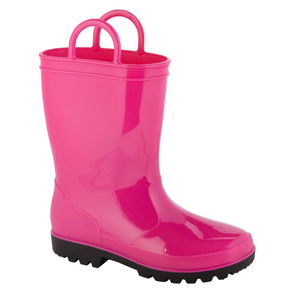 Joe Boxer Girl's Arcade Pink Rain Boot