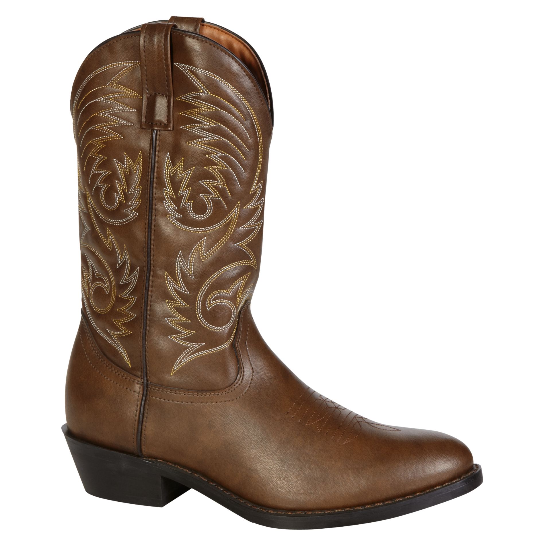 Texas Steer Men's Mullen Western Boot - Brown