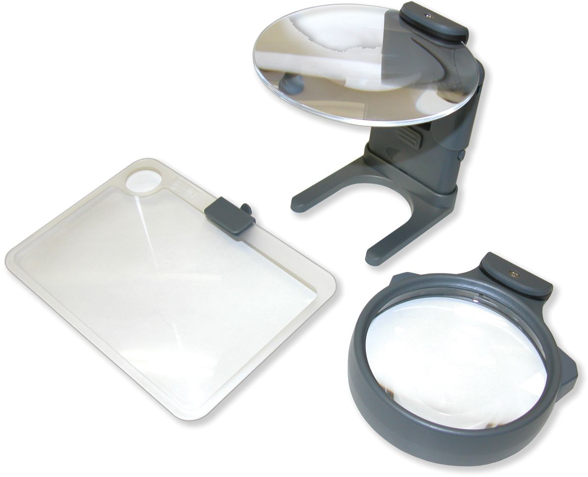 Carson Hands-Free Hobby Magnifier With 3 Lenses