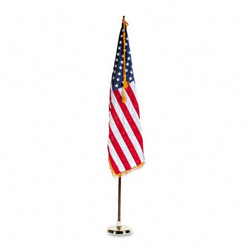 Advantus Indoor U.S. Flag and Staff Set
