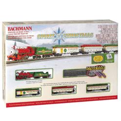 Bachmann Trains - Spirit Of Christmas Ready To Run Electric Train Set - N Scale