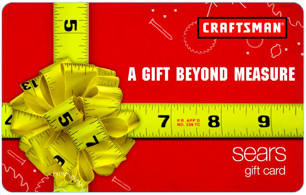 Sears  Craftsman Tape Measure eGift Card