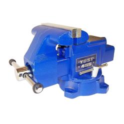 Yost Vises 455 5.5" Heavy-Duty Utility Combination Pipe and Bench Vise, Blue